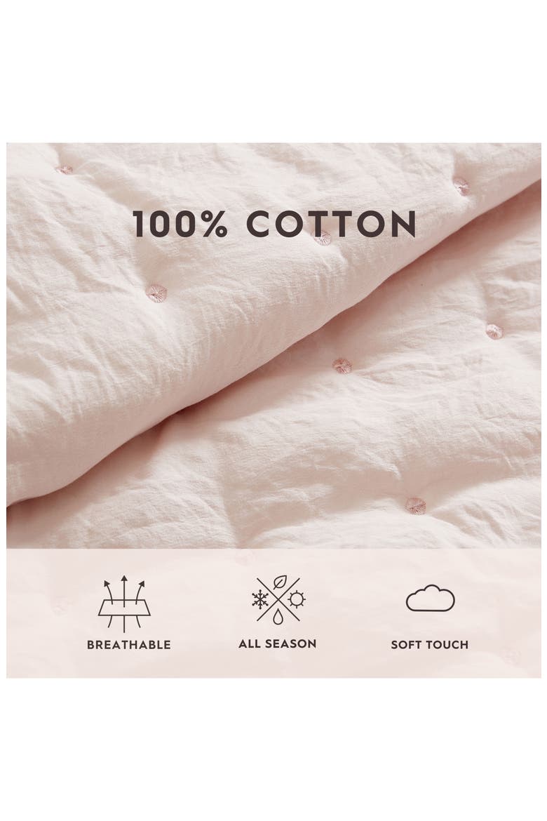Hailee Quilt & Sham Set, Alternate, color, LIGHT PINK
