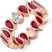 SHAY 18K Gold Ruby & Diamond Ring