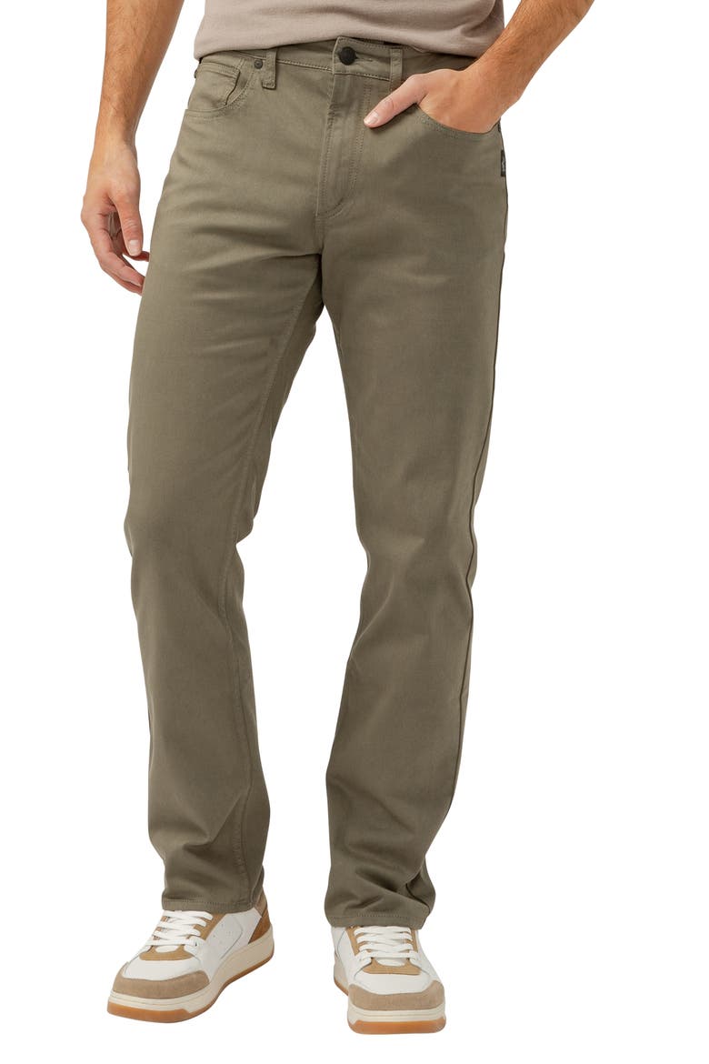 Machray Athletic Fit Straight Leg Jeans, Main, color, OLIVE