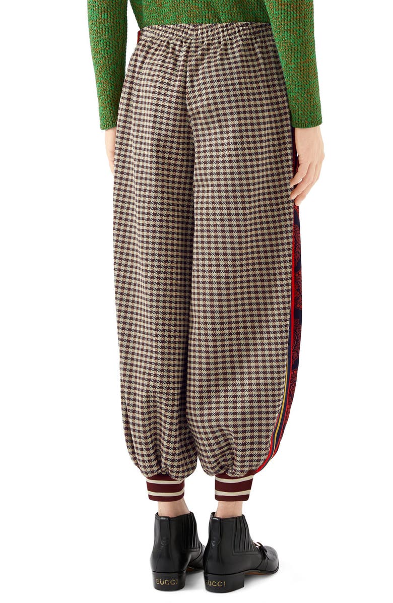 Gucci Mixed Media Track Pants, Alternate, color, 