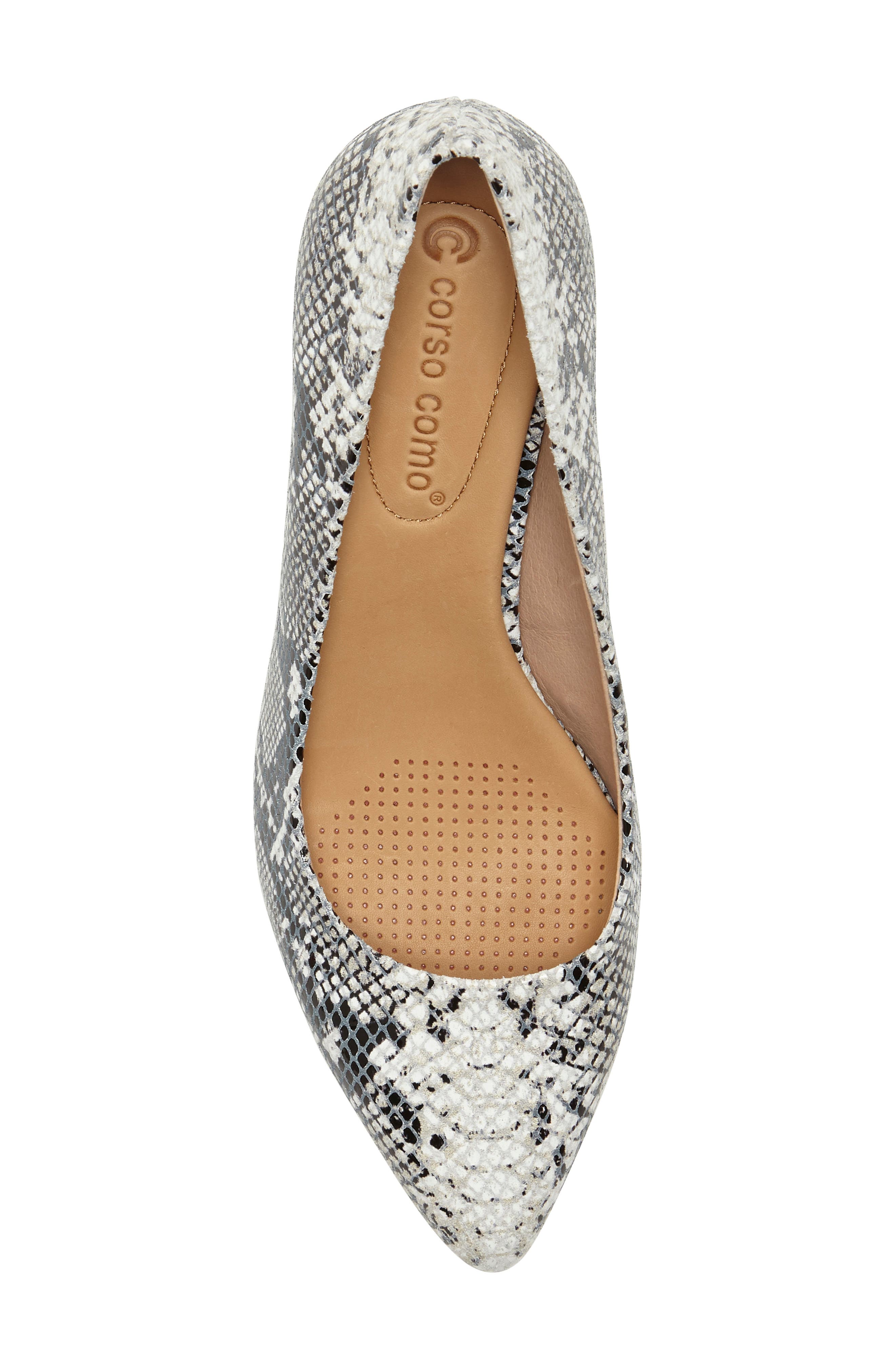 Ryanna Pump, Alternate, color, WHITE SNAKE PRINT LEATHER