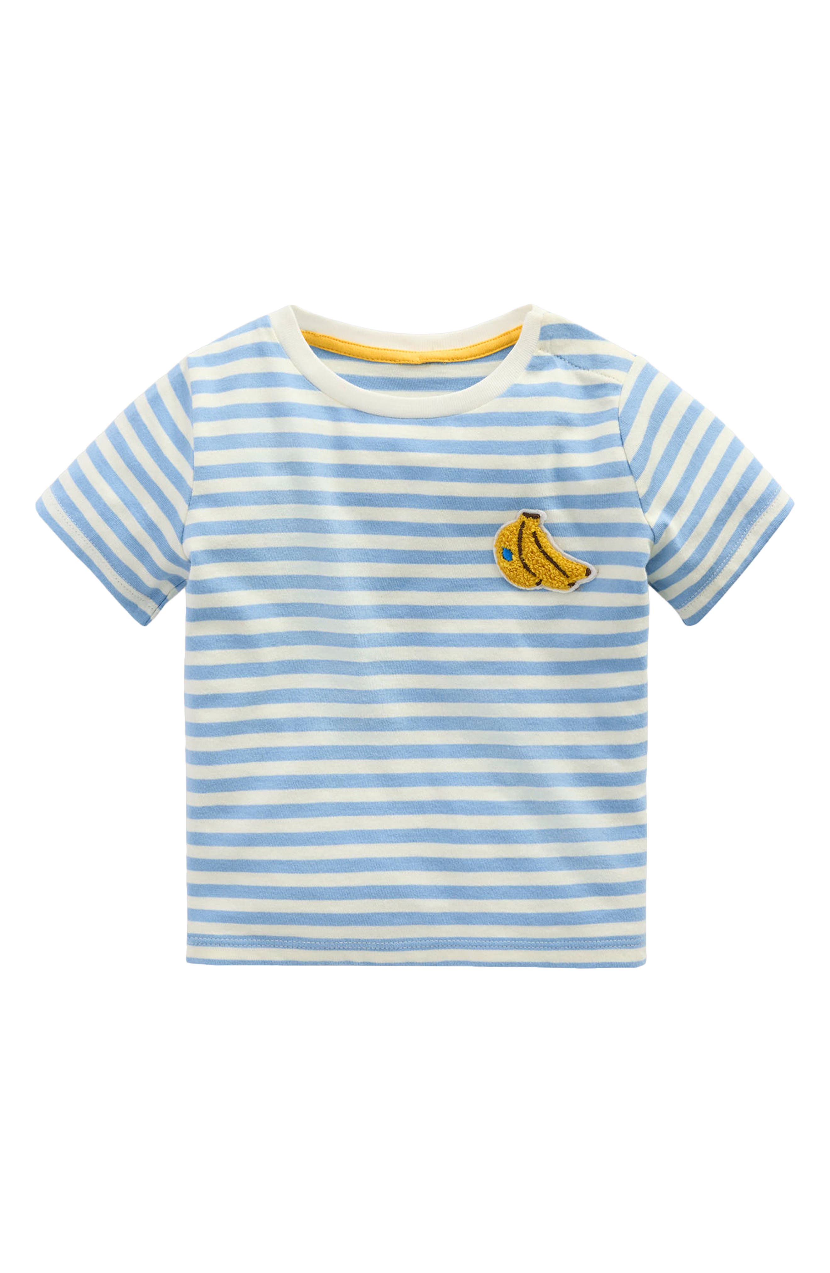 selected IVORY AND BLUE STRIPE BANANAS