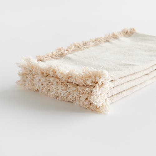 Napa Home & Garden Aura Napkins Set Of 4 In Neutral