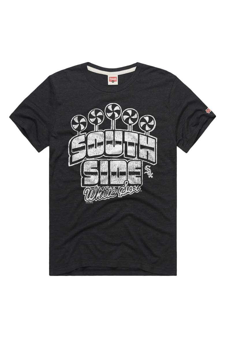 Men's Homage Charcoal Chicago White Sox Tri-Blend Hyperlocal T-Shirt, Main, color, Charcoal