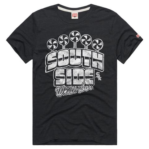 Men's Homage Charcoal Chicago White Sox Tri-Blend Hyperlocal T-Shirt