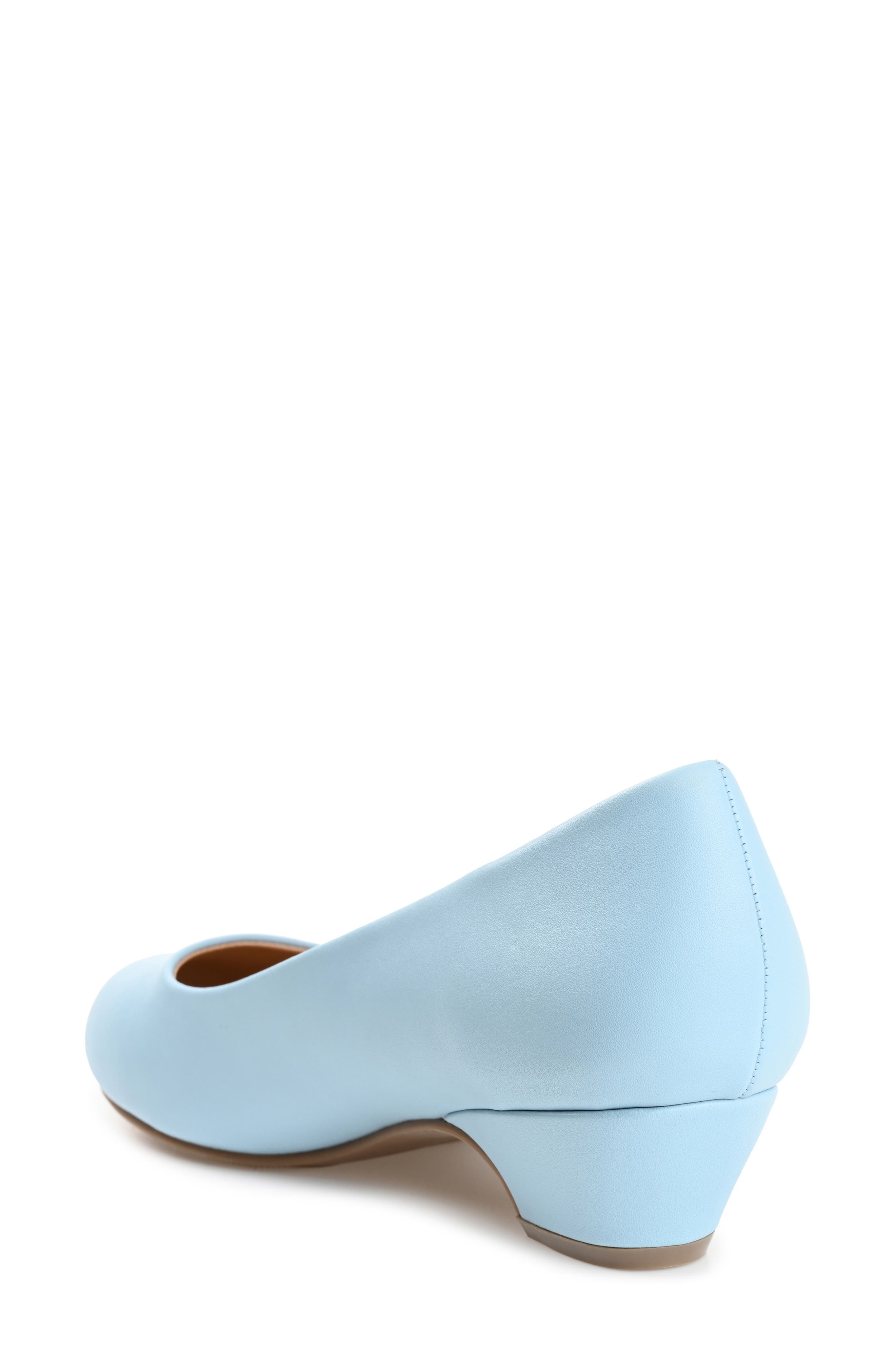 Journee Collection Saar Pump - Wide Width, Alternate, color, Light Blue