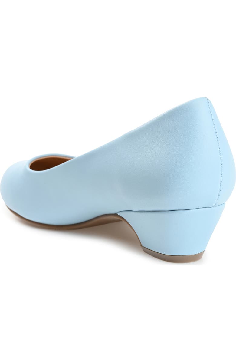 Journee Collection Saar Pump - Wide Width, Alternate, color, Light Blue