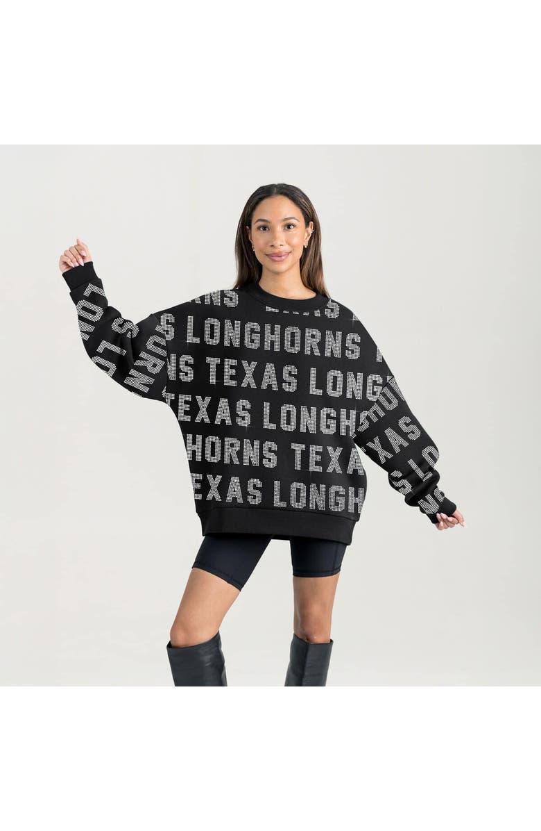 GAMEDAY COUTURE Women's Gameday Couture Black Texas Longhorns Hype Era Sweatshirt, Alternate, color, Black