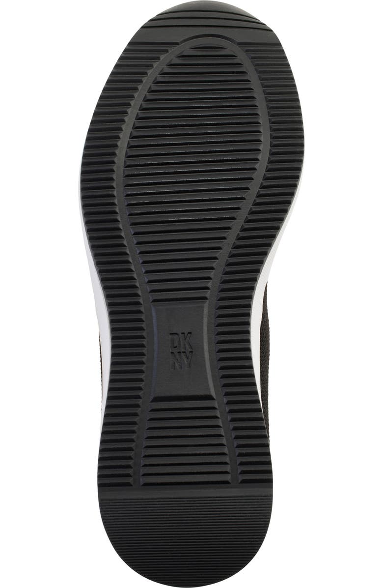 DKNY Pecola Slip-On Wedge Sneaker, Alternate, color, Black