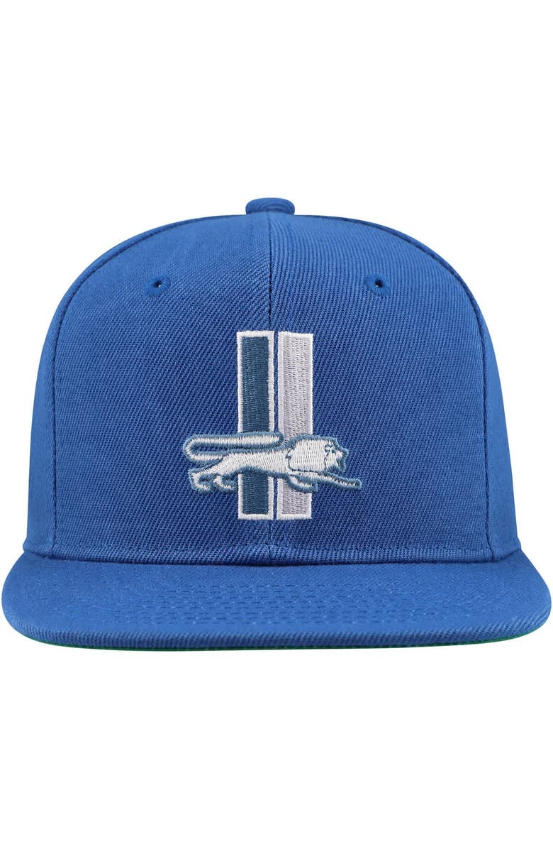 Mitchell & Ness Youth Mitchell & Ness Blue Detroit Lions Gridiron Classics Ground Snapback Hat, Alternate, color, Blue