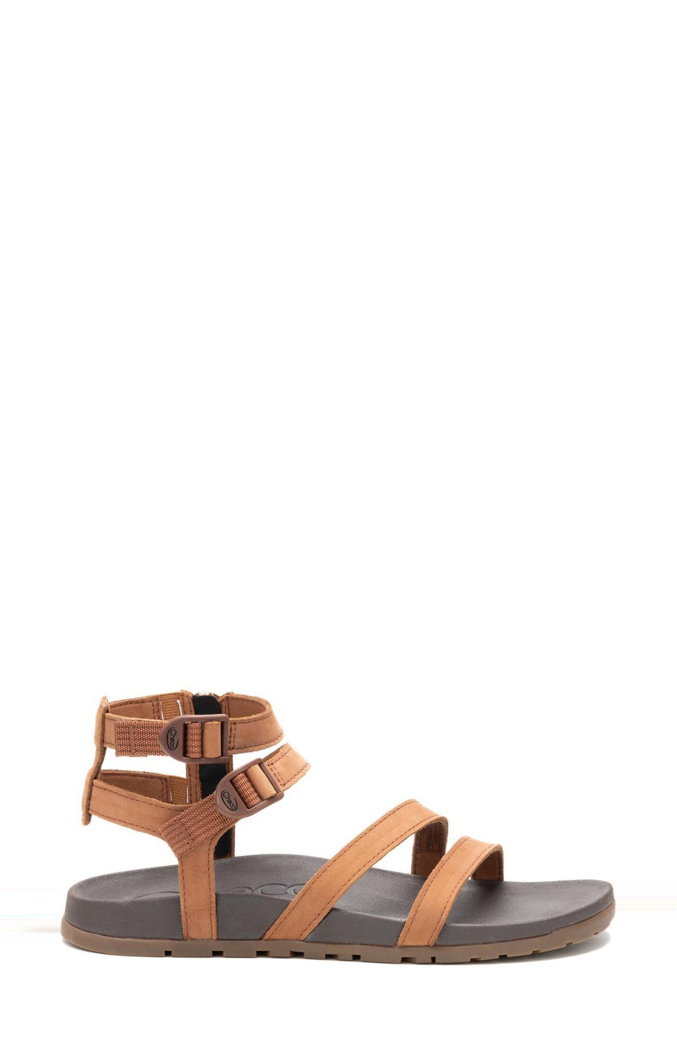 Lowdown Strappy High Sandal, Alternate, color, NUTSHELL