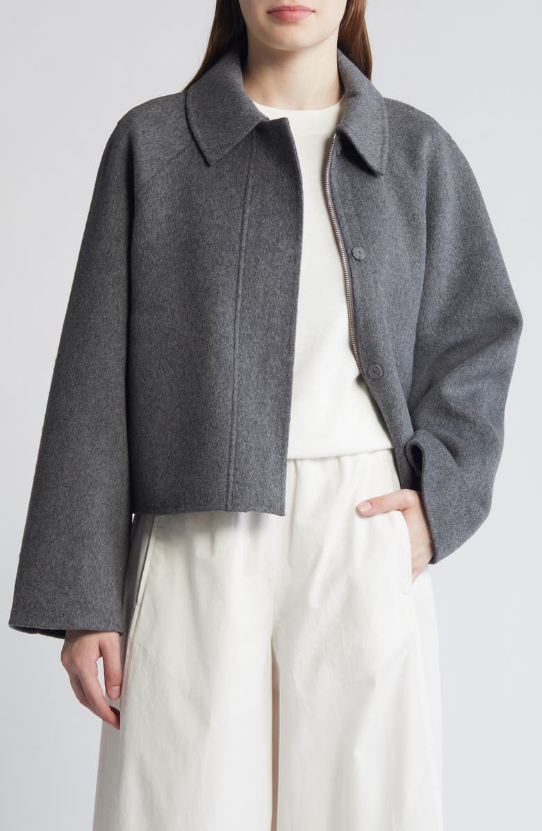 COS Double Face Wool Blend Jacket, Main, color, 