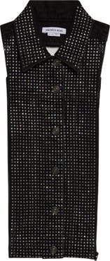 Veronica Beard Slate Rhinestone Dickey