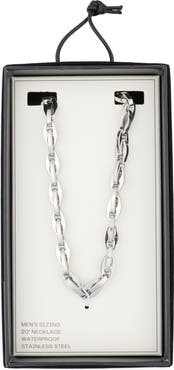 NORDSTROM RACK Men's Mariner Link Stainless Steel Chain Necklace
