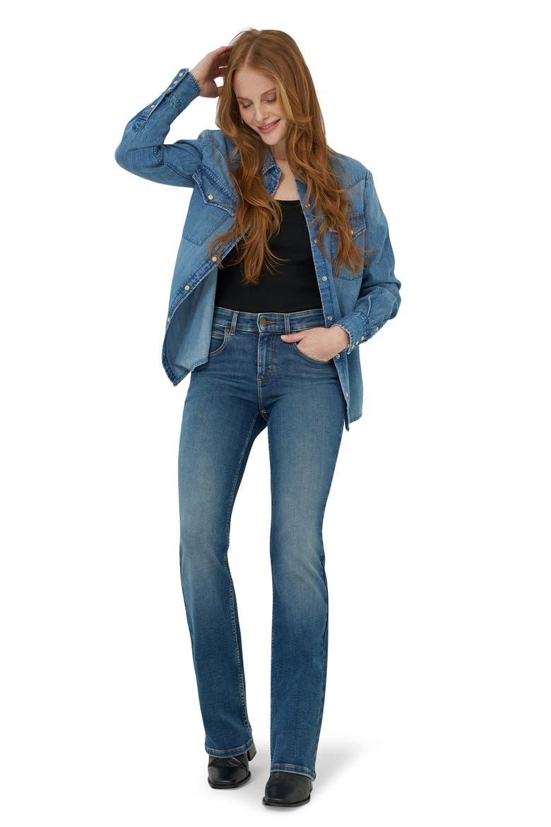 Ever Fit Mid Rise Bootcut Jeans, Alternate, color, IN A FRENZY