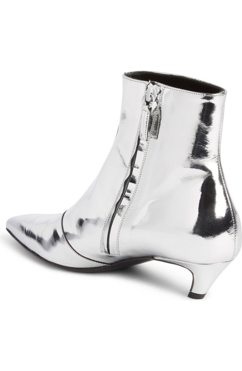 Balenciaga Metallic Pointy Toe Bootie, Alternate, color,