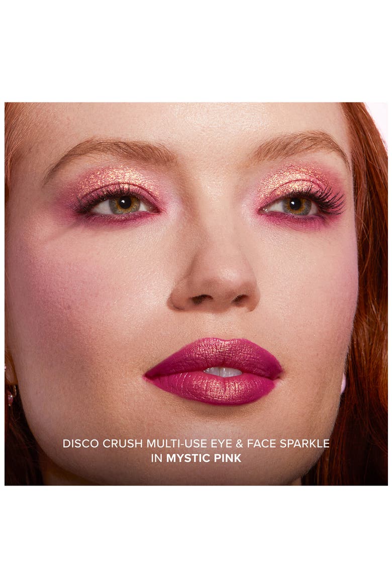 Disco Crush Eye & Face Sparkle, Alternate, color, MYSTIC PINK