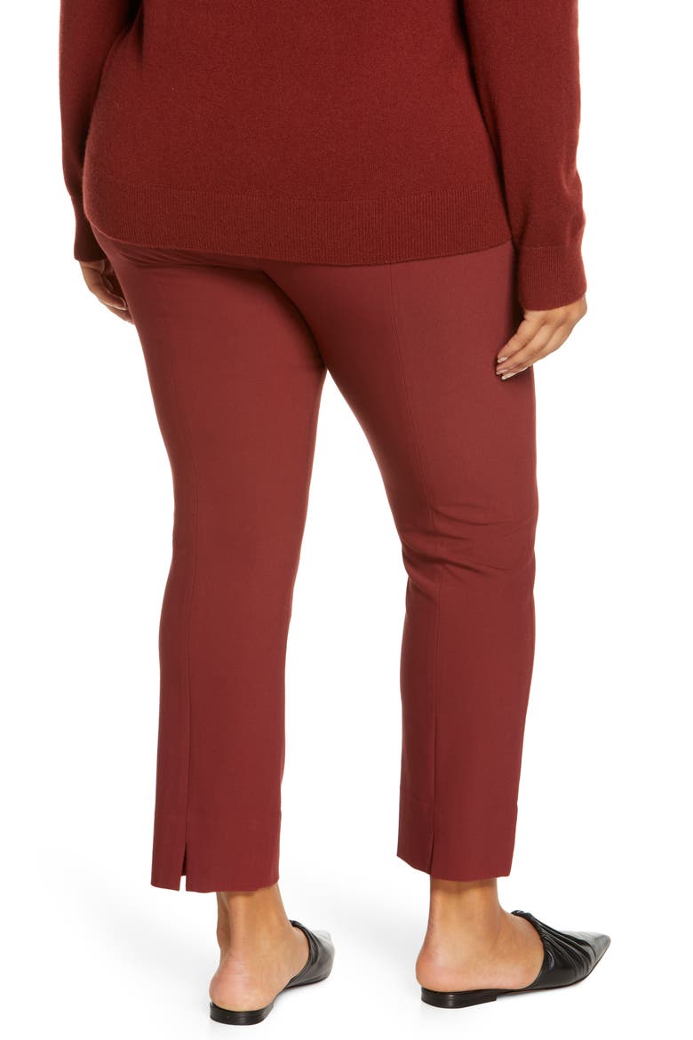 Front Seam Leggings, Alternate, color, DARK CURRANT