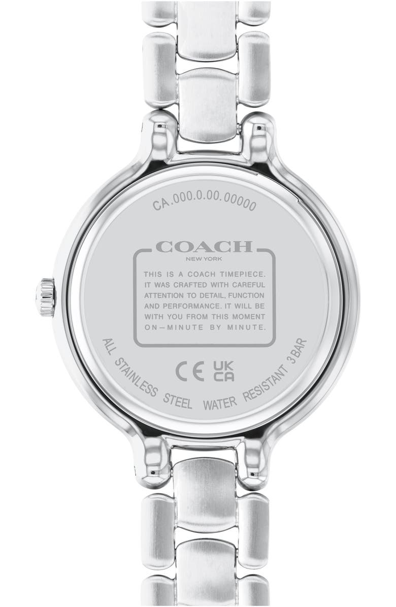 COACH Chelsea Bracelet Watch, 32mm, Alternate, color, Silver