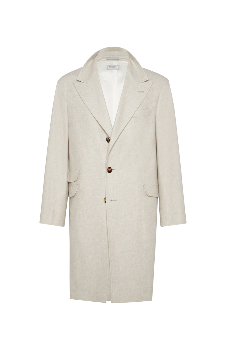 Brunello Cucinelli Cashmere coat, Main, color, Sand