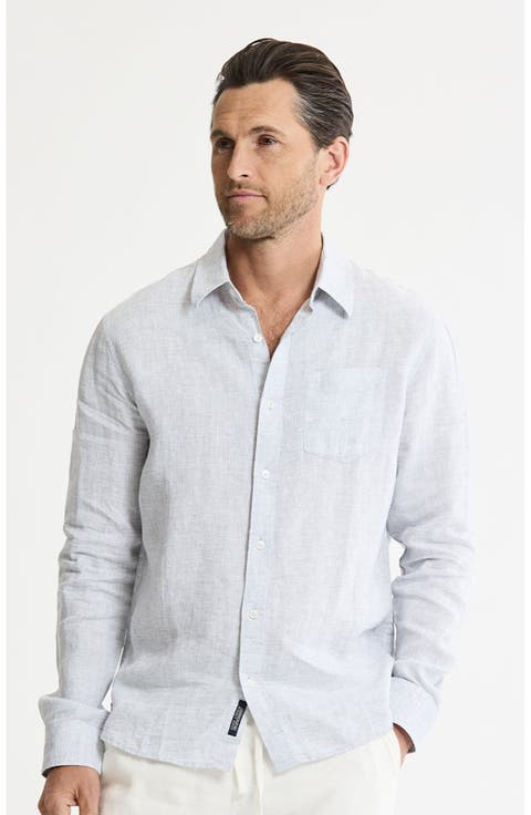 Linen Button-Down Shirt