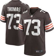 Nike Men's Nike Joe Thomas Brown Cleveland Browns Retired Player Game Jersey
