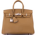 Pre-Owned Hermes Birkin Handbag Verso Togo with Palladium Hardware 25