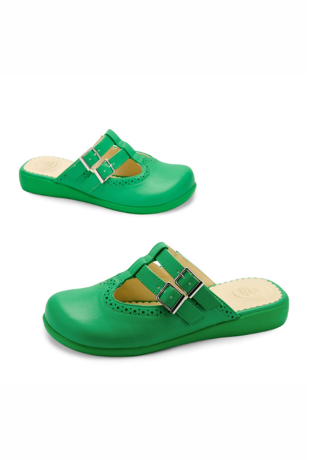 Hot Chocolate Design Greenleaf Mary Jane Clog, Alternate, color, Greenleaf