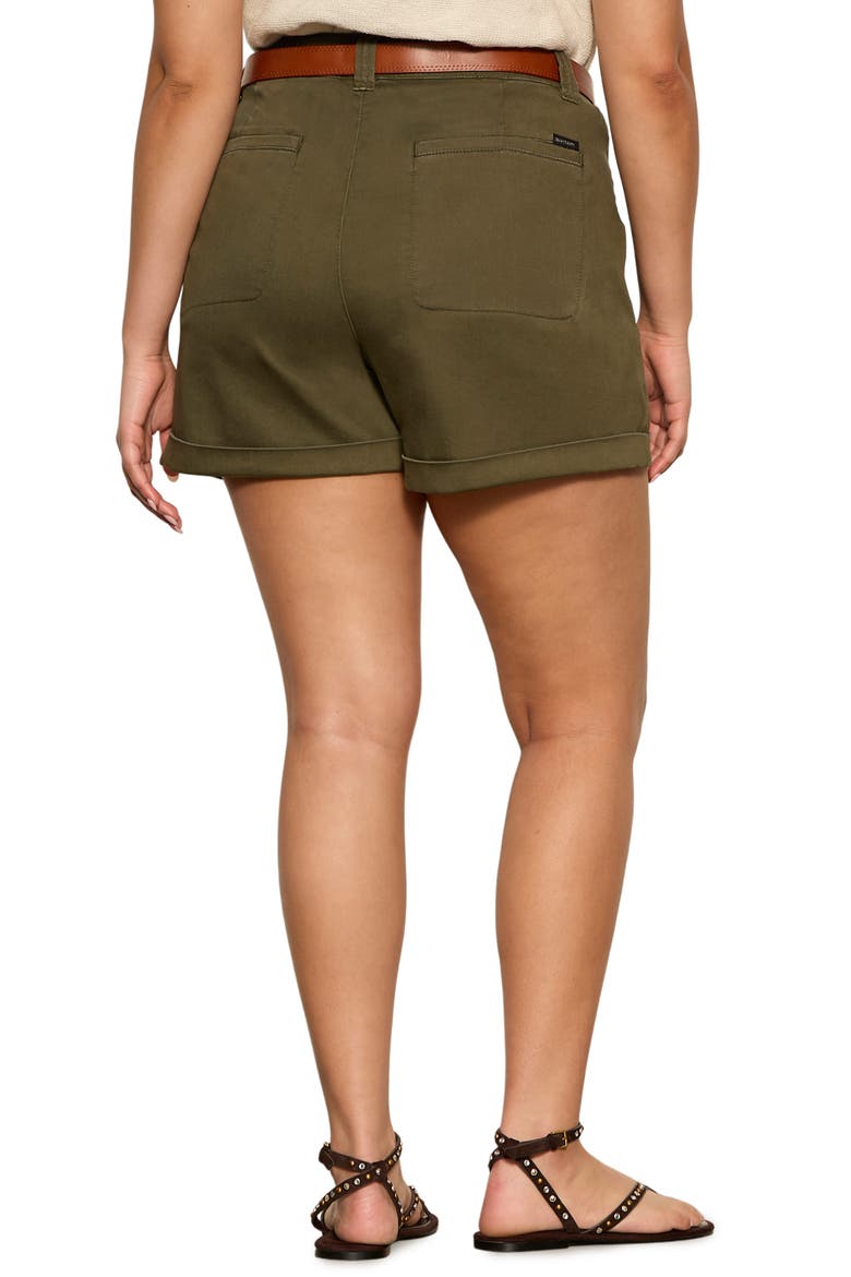 Wander On Twill Utility Shorts, Alternate, color, BURNT OLIVE GREEN