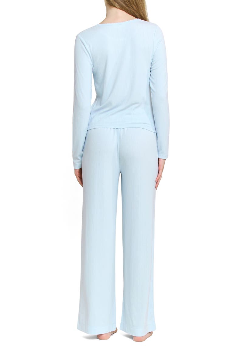Blissful Pointelle Pajamas, Alternate, color, DREAMY