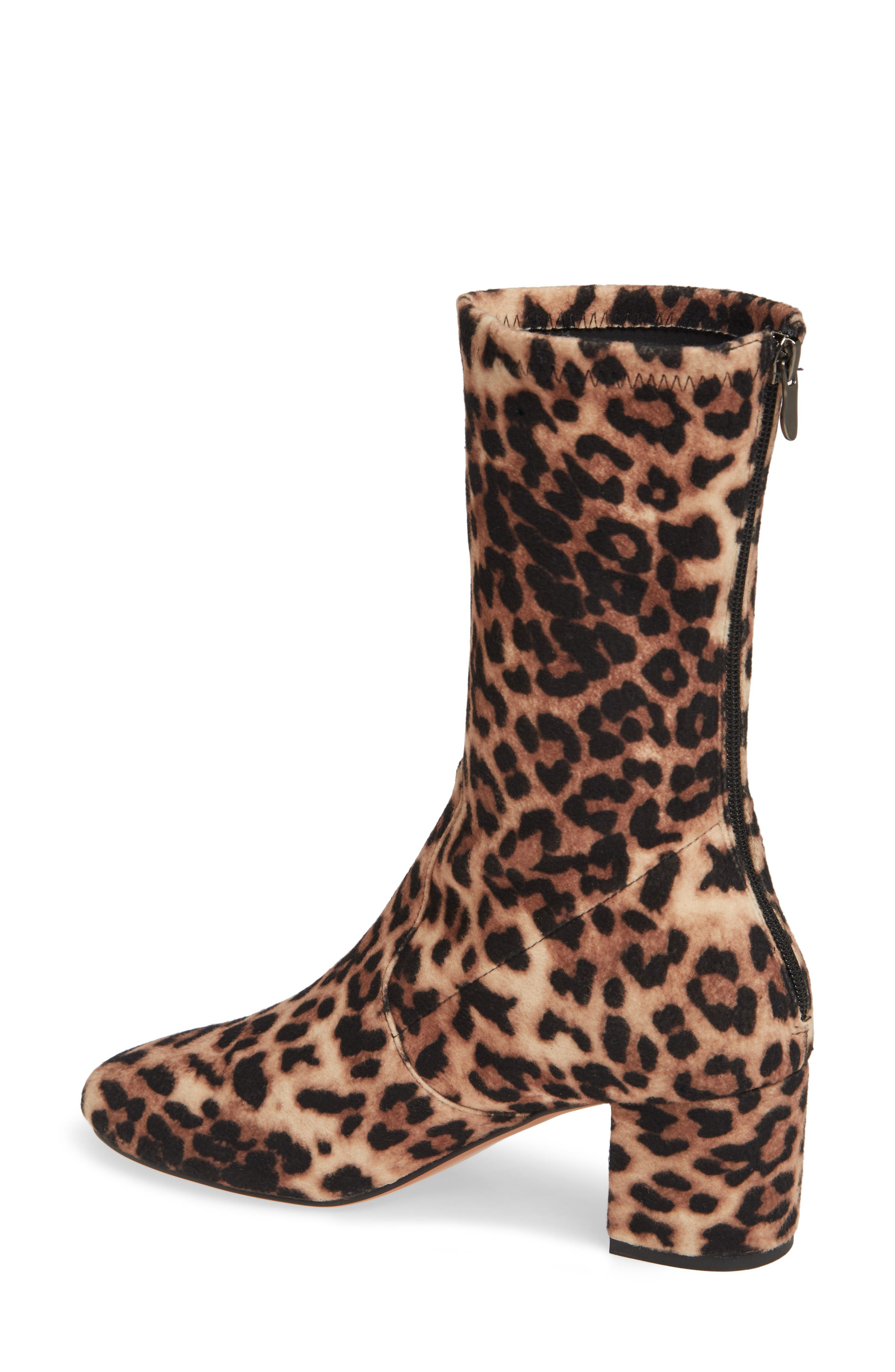 Chami X Bootie, Alternate, color, OCELOT MICROSUEDE