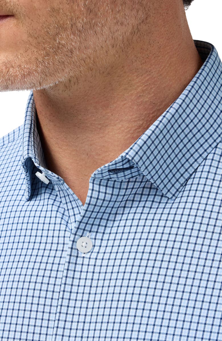 Mizzen+Main Halyard Trim Fit Plaid Button-Up Shirt, Alternate, color, 