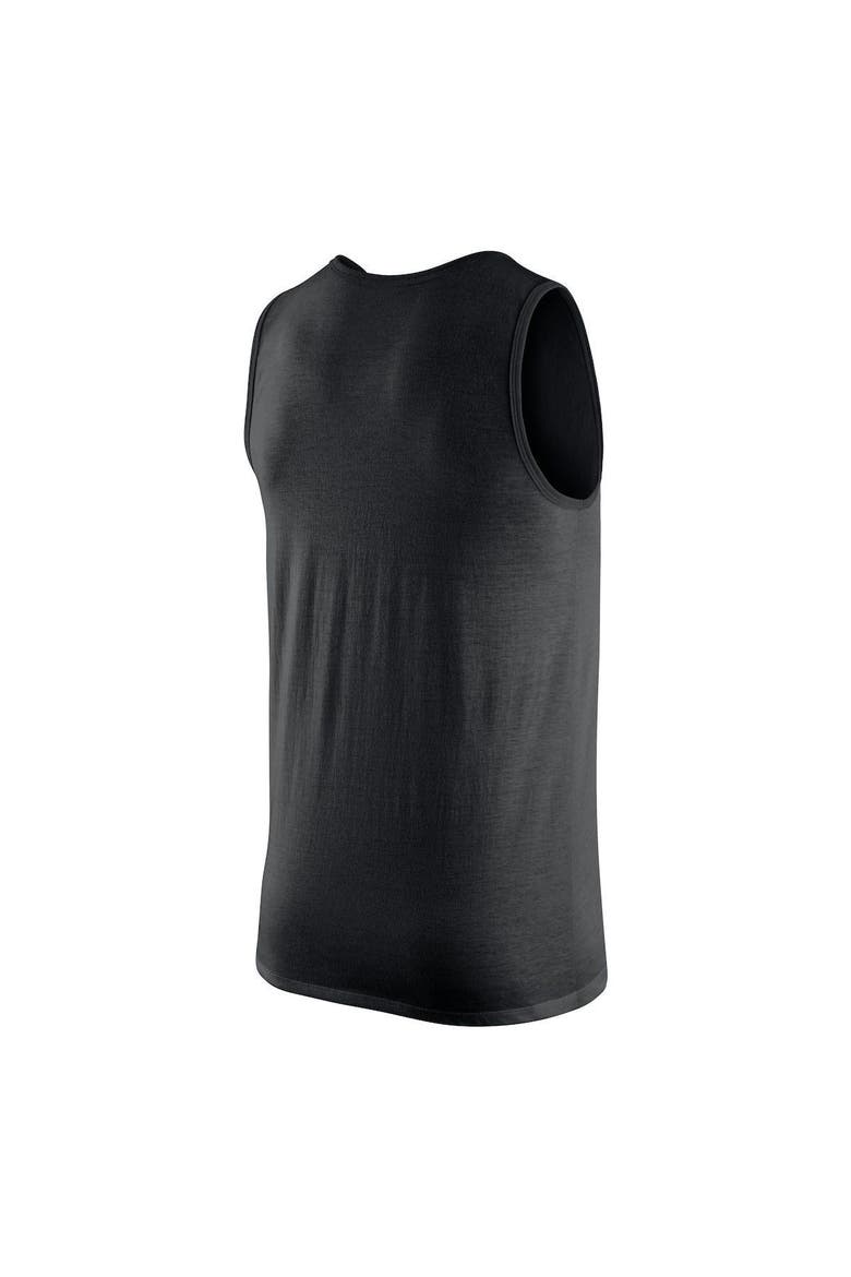 Men's Nike Black Virginia Tech Hokies Futura Performance Scoop Neck Tank Top, Alternate, color, Black