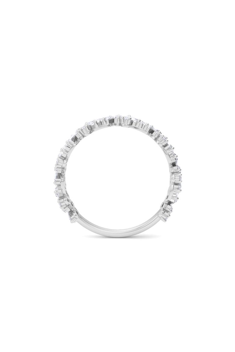 Radiant Cut Lab Grown Diamond 18K Gold Eternity Band, Alternate, color, 18K WHITE GOLD