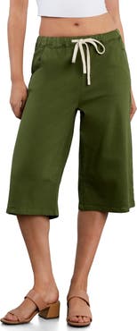 HINT OF BLU Relaxed Drawstring Denim Jorts