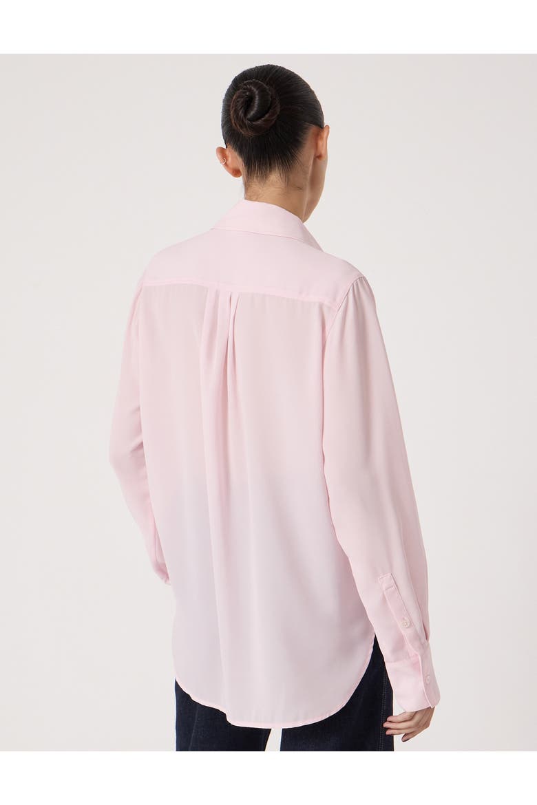 Chiffon Ruffle Blouse, Alternate, color, Soft Pink