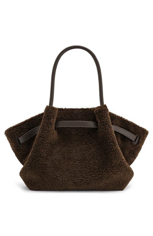 Jw Pei Medium Hana Faux Fur Tote In Brown