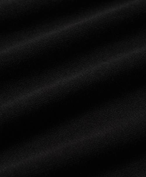 Pact Organic Cotton Classic Fine Knit Collared Sweater Dress In Black