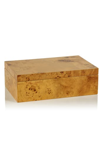 Zodax Bubbo Burl Decorative Box In Brown