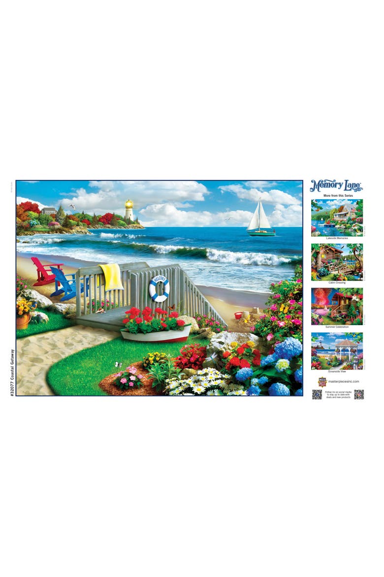 Coastal Getaway 300 Piece Jigsaw Puzzle, Alternate, color, Multicolor