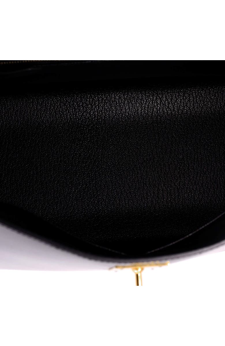 Pre-Owned Hermes Kelly Handbag Black Box Calf with Gold Hardware 32, Alternate, color, Noir
