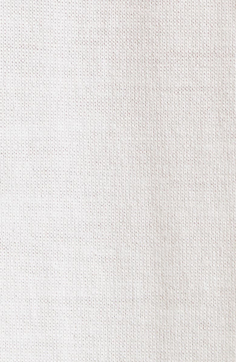 TOTEME Longline Wool Blend Knit T-Shirt, Alternate, color, White