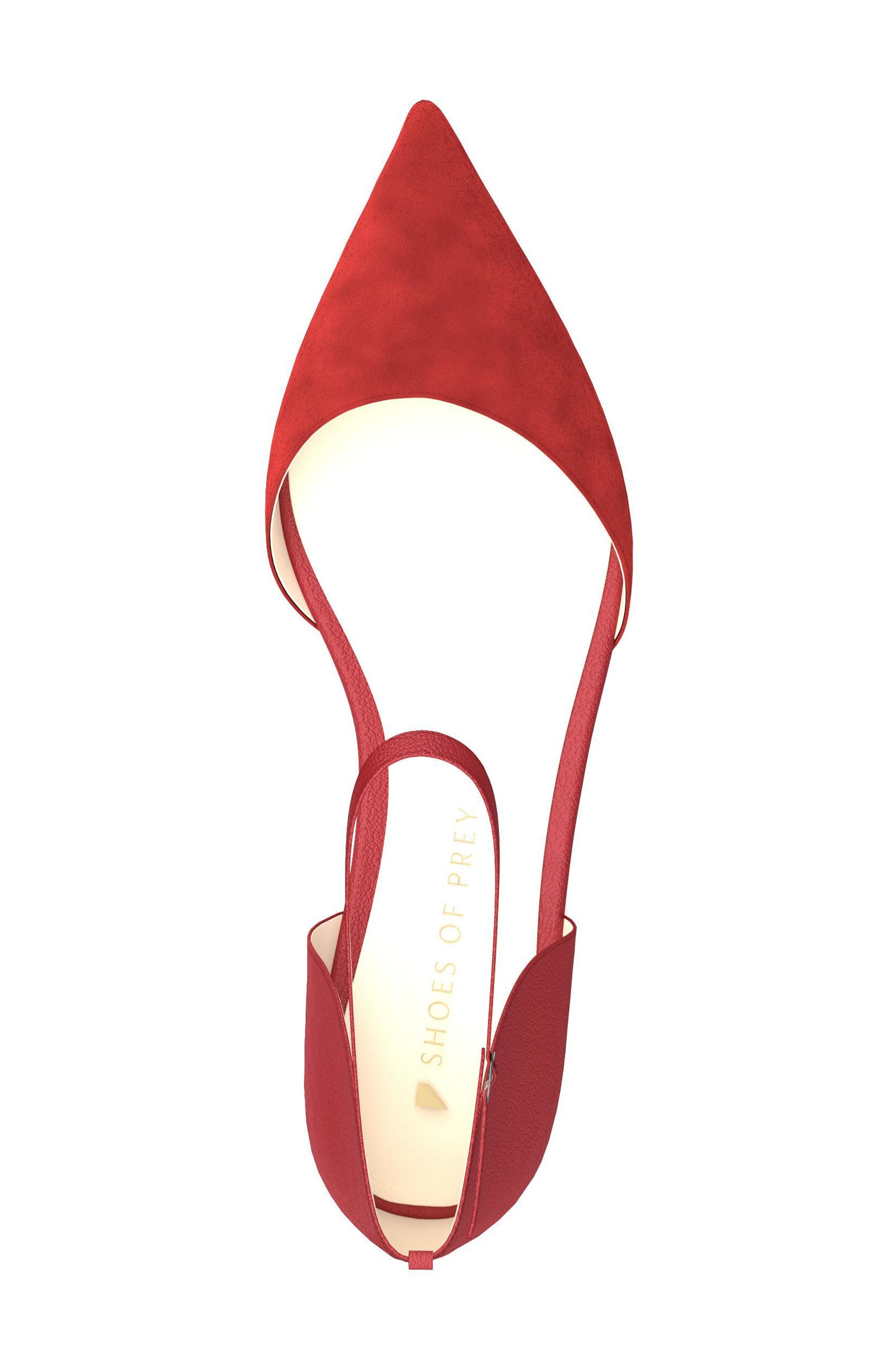Shoes of Prey d'Orsay Flat, Alternate, color, 