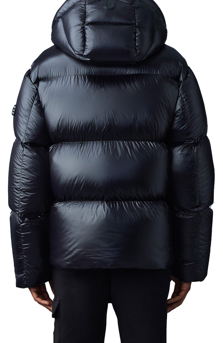 Mackage Kent Water Repellent Down Puffer Jacket, Alternate, color, Black