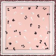 SILKSILKY Pure Silk Diversity Pattern Square Scarf