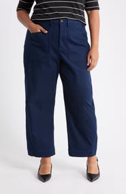 SPANX® SPANXsupersmooth® Barrel Leg Stretch Twill Utility Pants