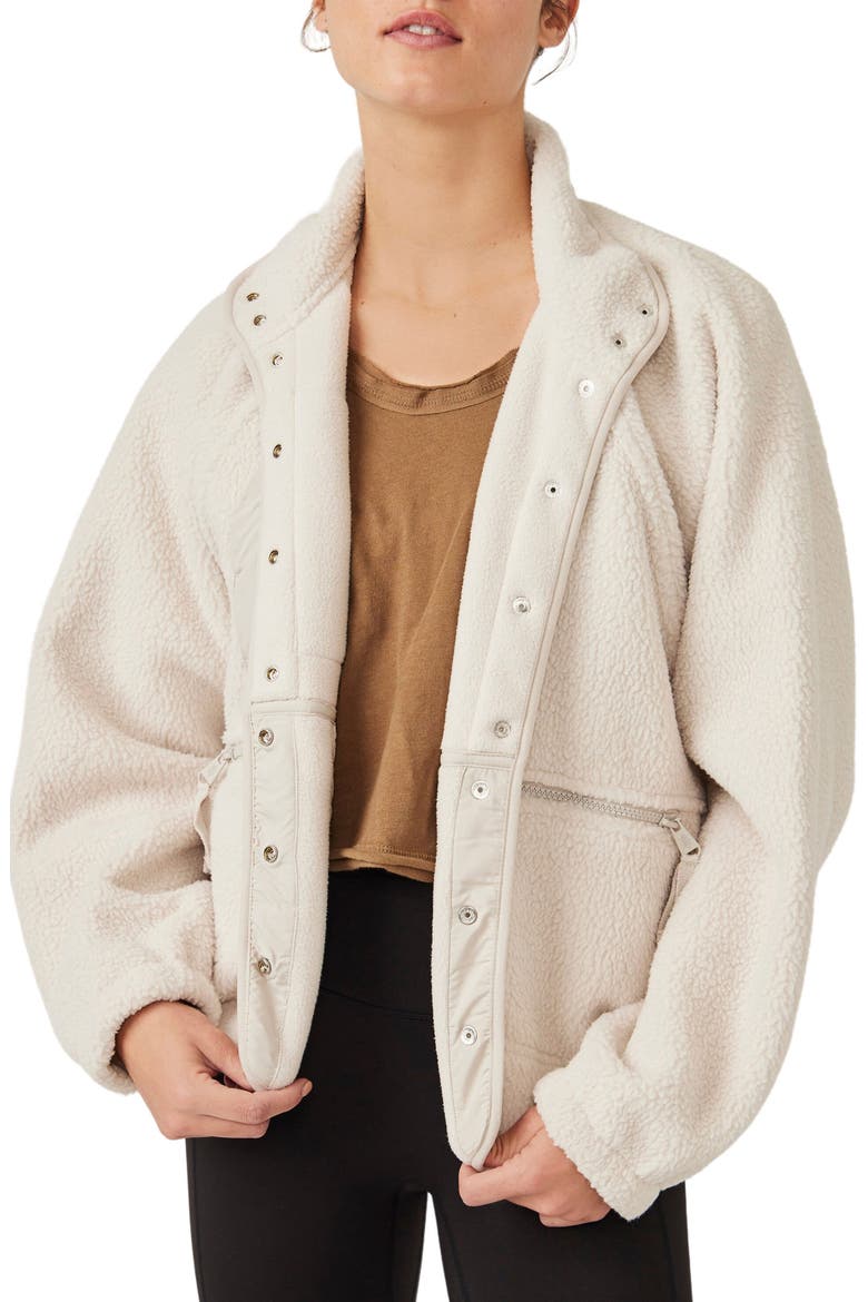FP Movement Hit the Slopes Fleece Jacket, Main, color, MUTED BEIGE
