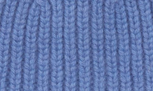 Halfdays Rib Merino Wool Beanie In Purple