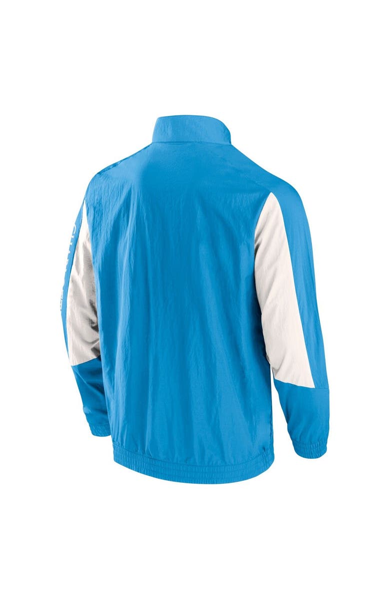 FANATICS Men's Fanatics Branded  Blue Charlotte FC Net Goal Raglan Full-Zip Track Jacket, Alternate, color, Blue