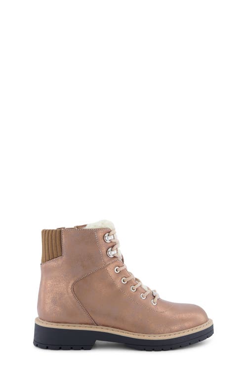Marc Fisher Kids' Jade Faux Shearling Lined Boot In Brown